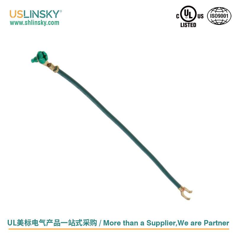 灵天14AWG接地引线992带接地螺丝8