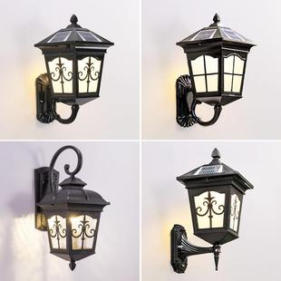 太阳能灯柱头灯户外防水庭院灯花园别墅围墙门柱灯家用庭院路灯