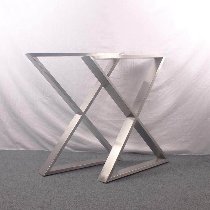 不锈钢桌脚台架拉丝吧台脚支撑腿X型简约办公桌脚洽谈会议桌腿架,鲜花速递/花卉仿真/绿植园艺,割草机/草坪机,淘宝优惠券,粉丝福利购,淘宝优惠卷