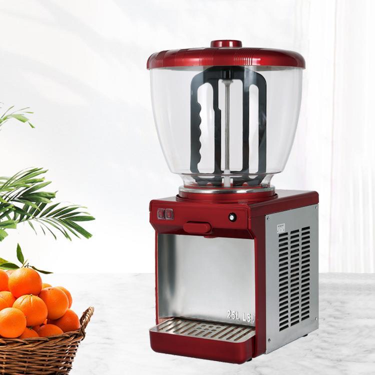 博科尼25L不锈钢商用双缸双温果汁机单缸单冷饮料机喷淋搅拌可选