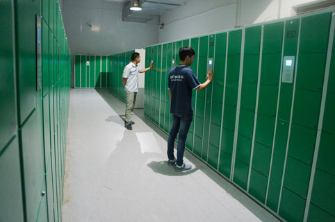振耀 员工电子储物柜 电子储存柜 健身房电子储物柜 储物柜电子