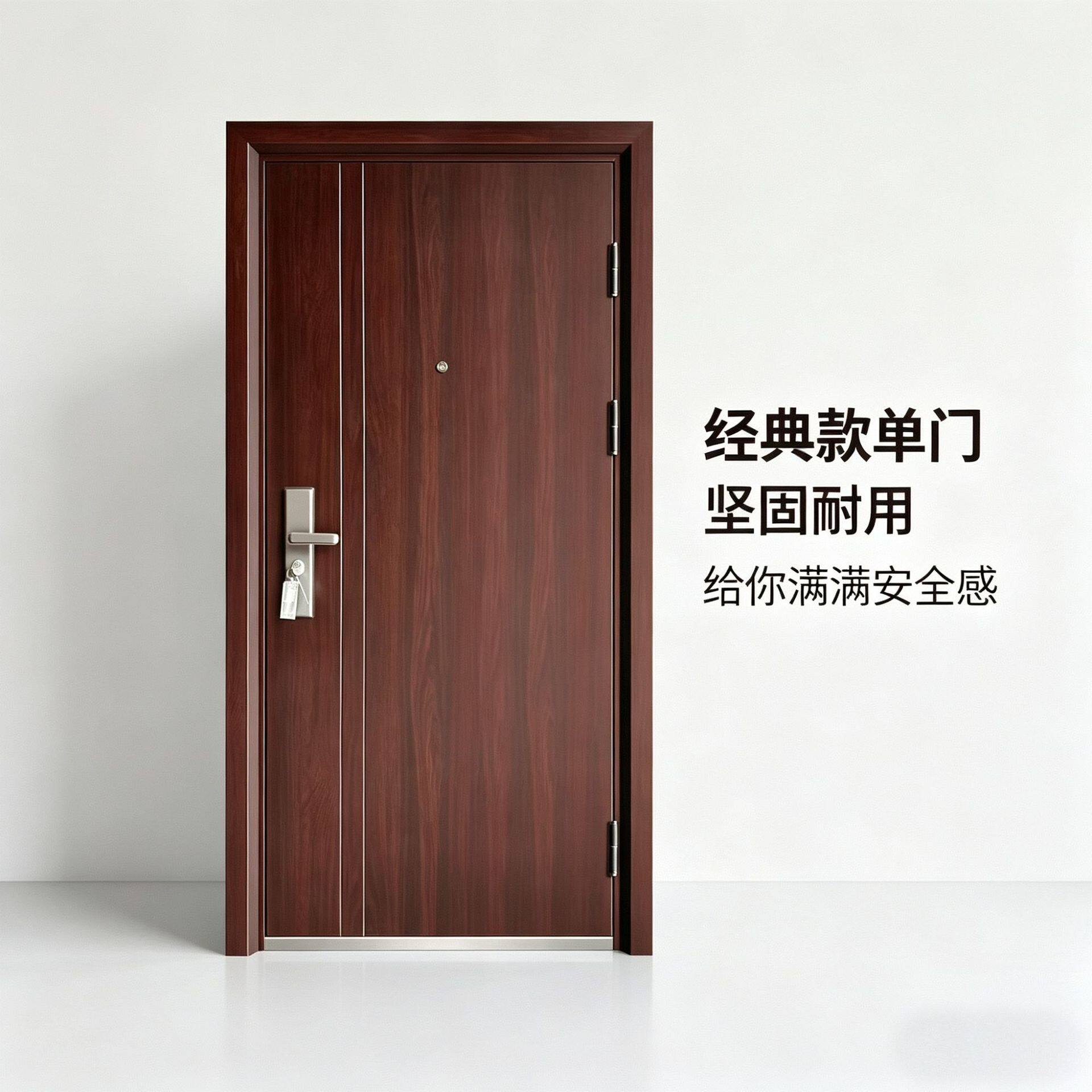 浙江河北四川入户钢质门家用防晒户外工程出租房门外贸FOB源头A厂