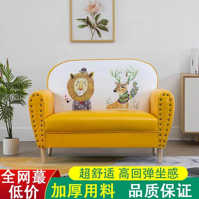 7K美式小户型服装店沙发出租房公寓双人三人迷你经济型便宜小沙发