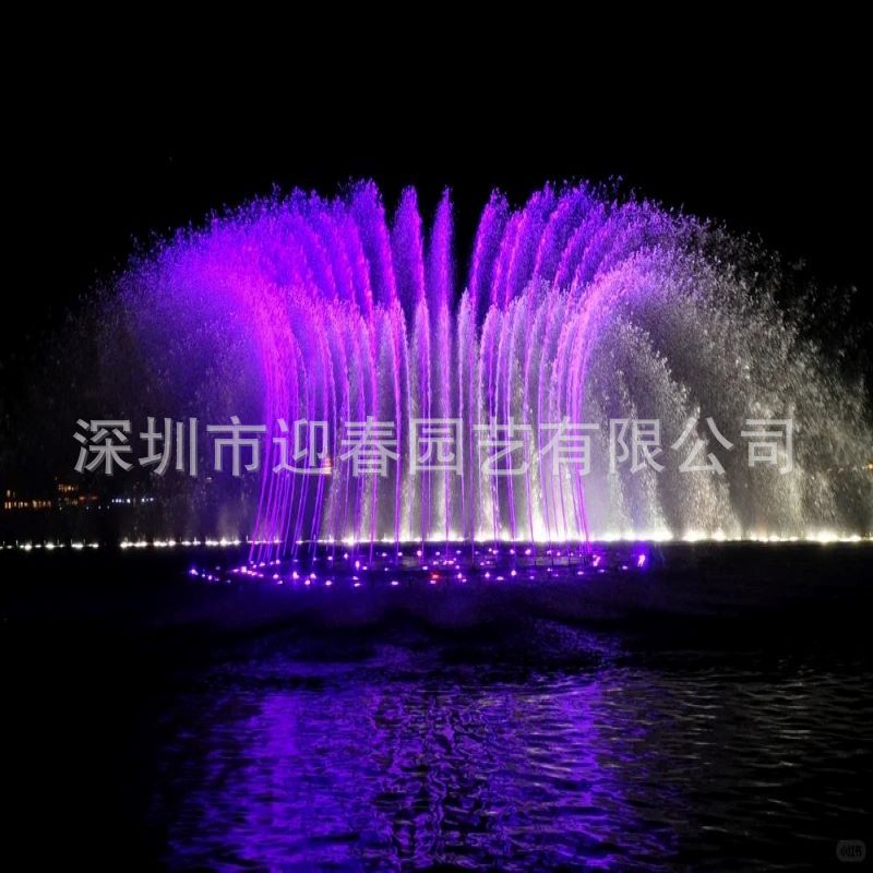 专业喷泉厂家设计安装施工户外不锈钢喷头音乐程控喷泉大型户外