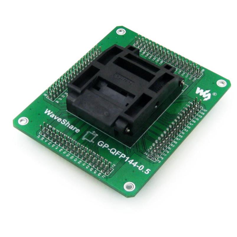 QFP144TQFP144IC51-1444-1354-7通用测试座带排针GP-QFP144-0.5