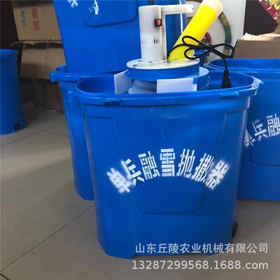 背负式电动融雪抛撒机牧草草种抛撒机锂电多用电动施肥器