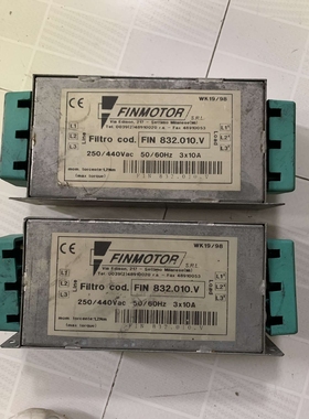 FINMOTOR 滤波器 FIN832.010.V
