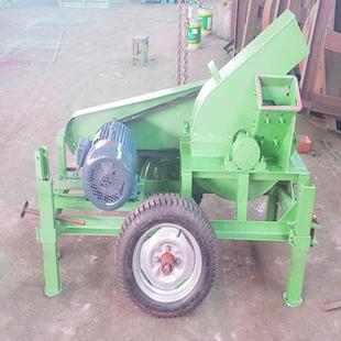 420木削机纤维板刨花板厂用削片机小型移动柴油木材削片机