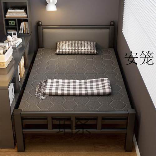 折叠床家用单人床简易午休小床便携一米成人宿舍加床双人硬板铁鎏