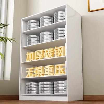 钢制五斗柜家用卧室床头柜客厅靠墙大容量收纳柜多巴胺铁艺抽屉柜