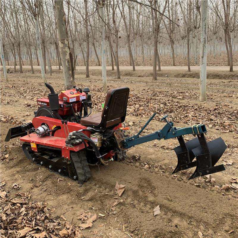 25马力履带微耕机四驱小型犁地耕田翻土机农用履带式旋耕耙地机