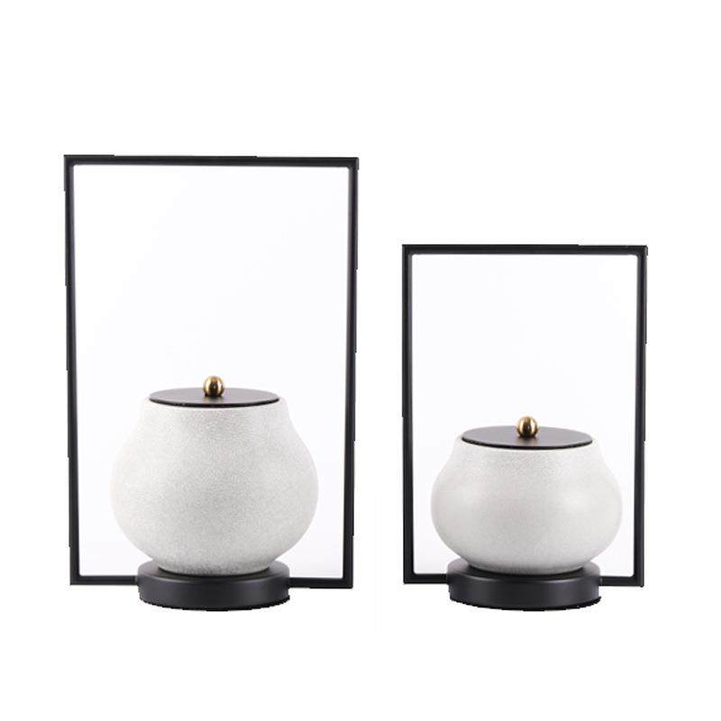 新中式白色裂纹陶瓷罐摆件样板房茶几软装饰品客厅电视柜茶室桌面,畜牧/养殖物资,畜牧/养殖器械,淘宝优惠券,粉丝福利购,淘宝优惠卷