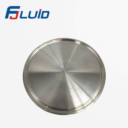 不锈钢卫生级快装盲板304316L快装堵片闷板快接管件堵头