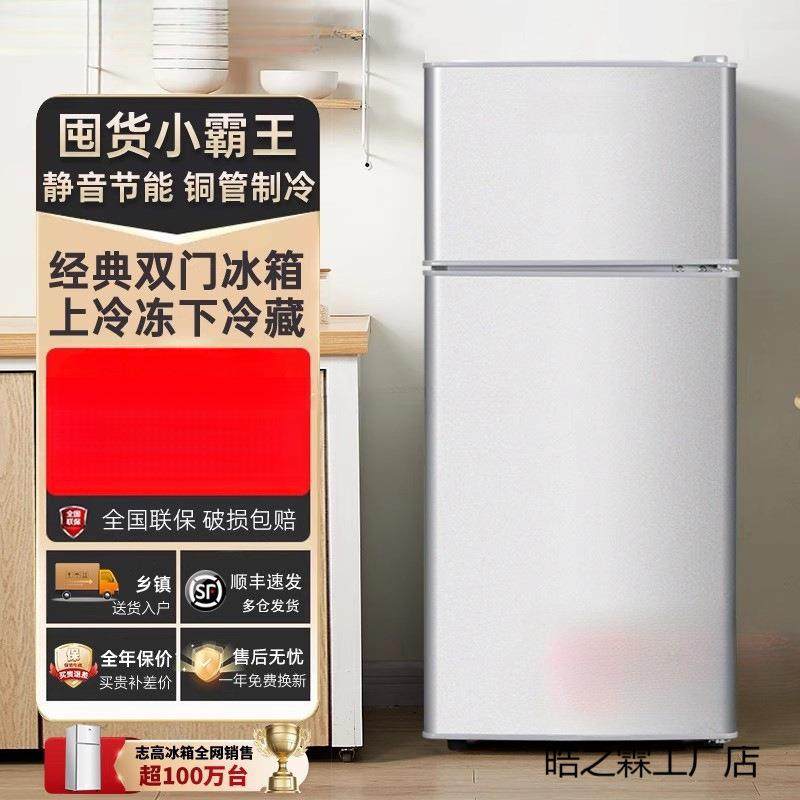 新款小冰箱一级节能家用省电小型租房宿舍用办公室迷你双门电冰箱