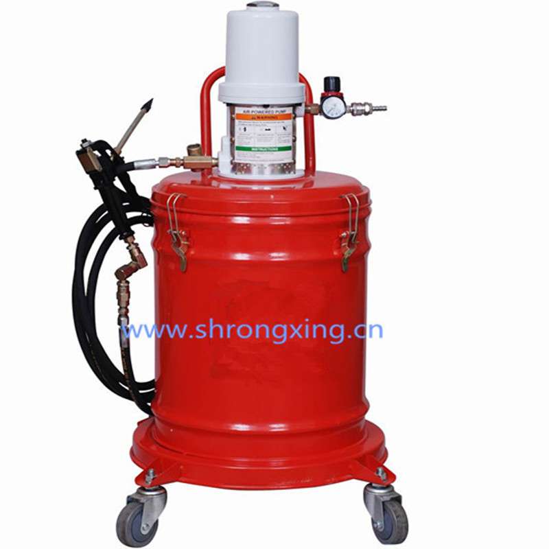 带桶气动黄油泵，佳灵黄油泵，气动高压注油器