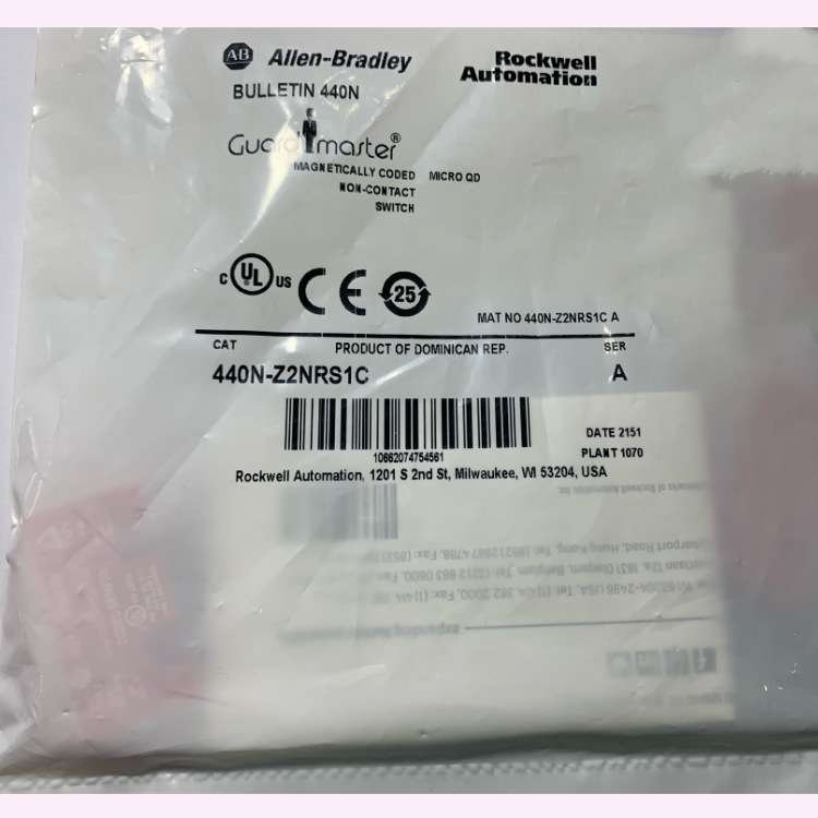 AB非接触式开关440N-Z2NRS1C 440N-Z2NRS1A