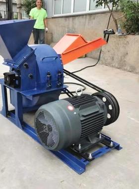 碎枝机粉碎机械园林树木碎枝机树枝树叶粉碎机汽油碎木机秸秆枝条