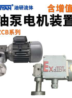 CB-1.2减速机润滑泵ZCB-0.8转子式油泵电机装置BB-2.2/2/1.4/0.4