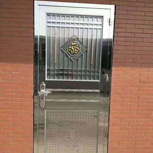 加厚304不锈钢门乡下农村入户大门进户门厨房门供应链外贸厂