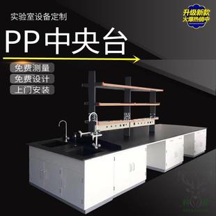 PP化学工作台实验台教学设备家具试验台设化验台操作台实验桌