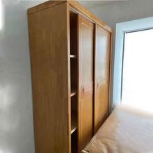 实木衣柜家用卧室简约现代原木全实木中式柜子推拉平开橡木储物柜