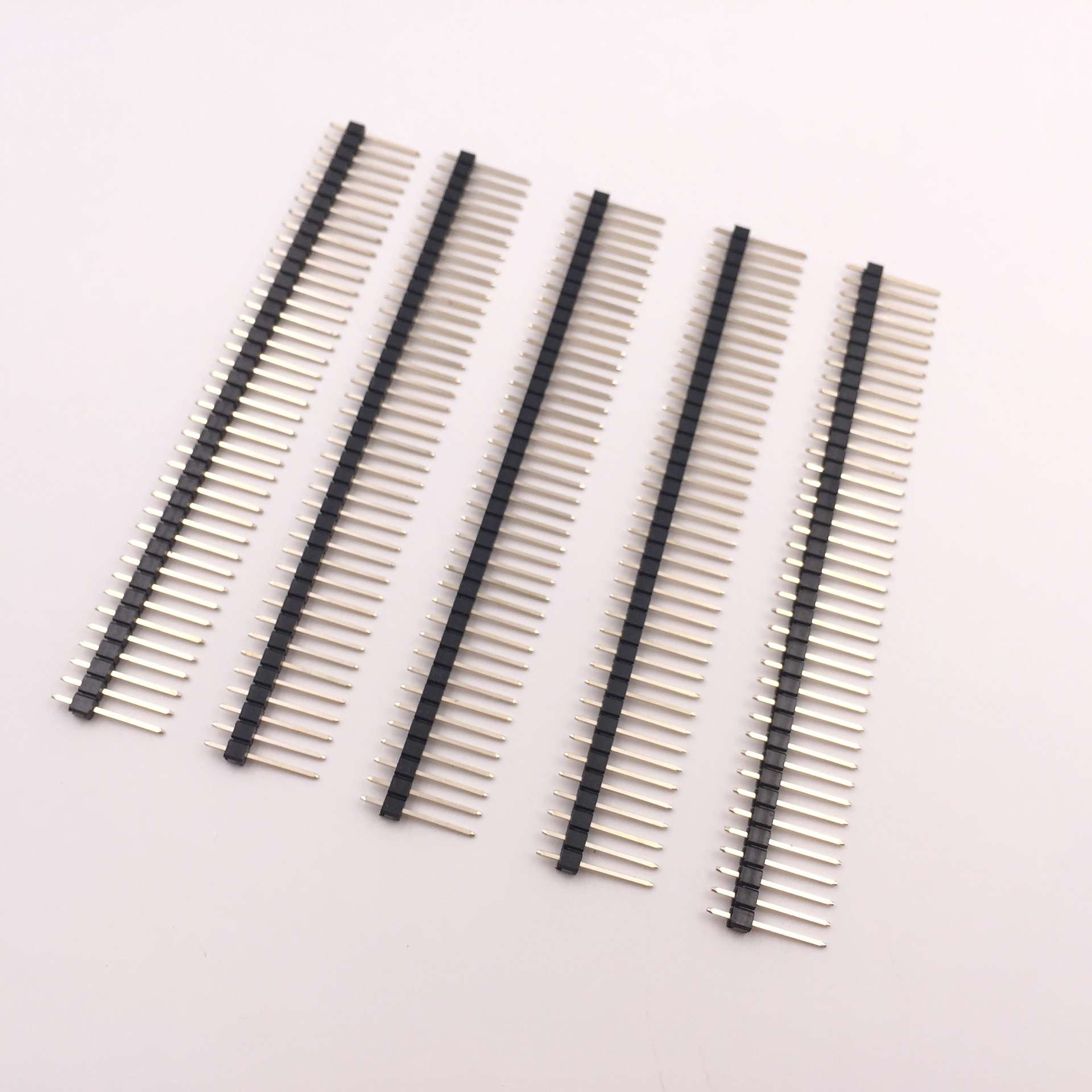 2.54mm单排排针1*40P，针长15mm加长排针排母1×40P 直插DIP 热卖