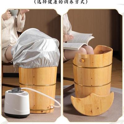 泡脚木桶过小腿高深桶过膝加热实木质家用保温足浴盆洗脚桶熏蒸桶
