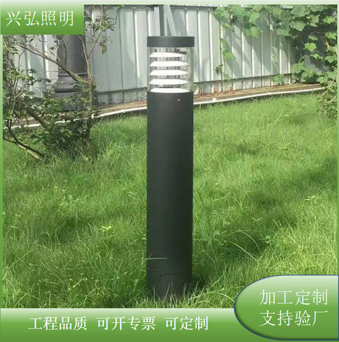 led圆形防水户外草坪灯庭院景观花园灯新中式圆形草坪灯跨境