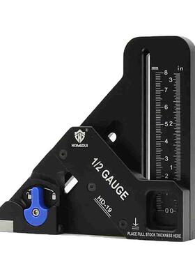 鸿对HONGDUI木工取中划线器台锯自动查找1/2标注辅助锯切工具