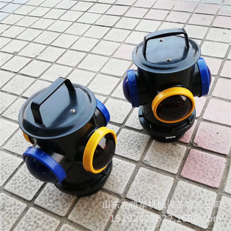 铁路转辙器蓝黄双面充电信号灯