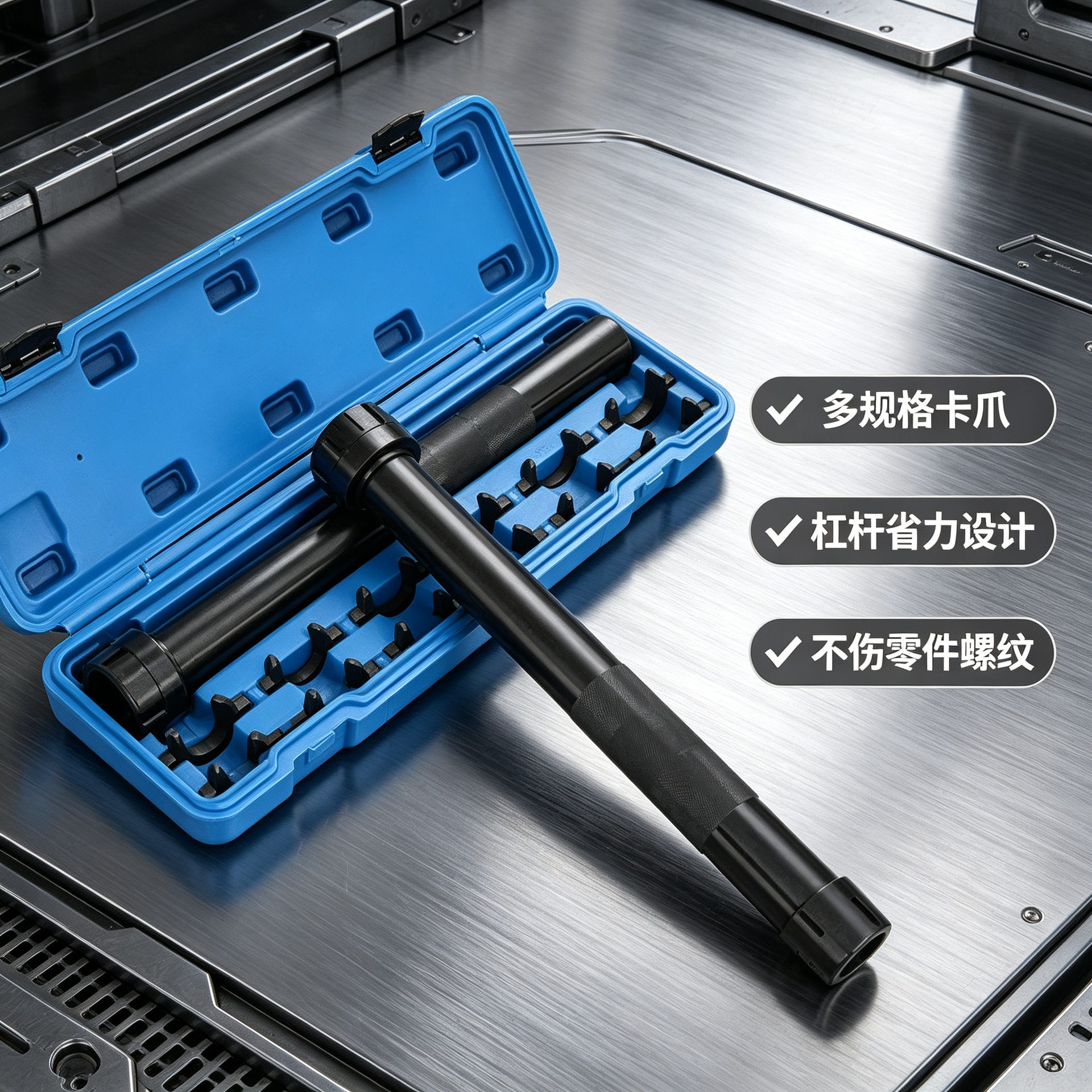 13件套汽车方向机舵杆扳手组套汽修工具组套车身底盘工具汽保