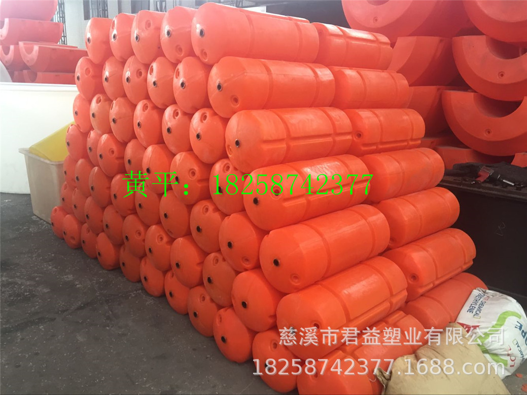 分布式河道拦污塑料浮筒穿绳批发