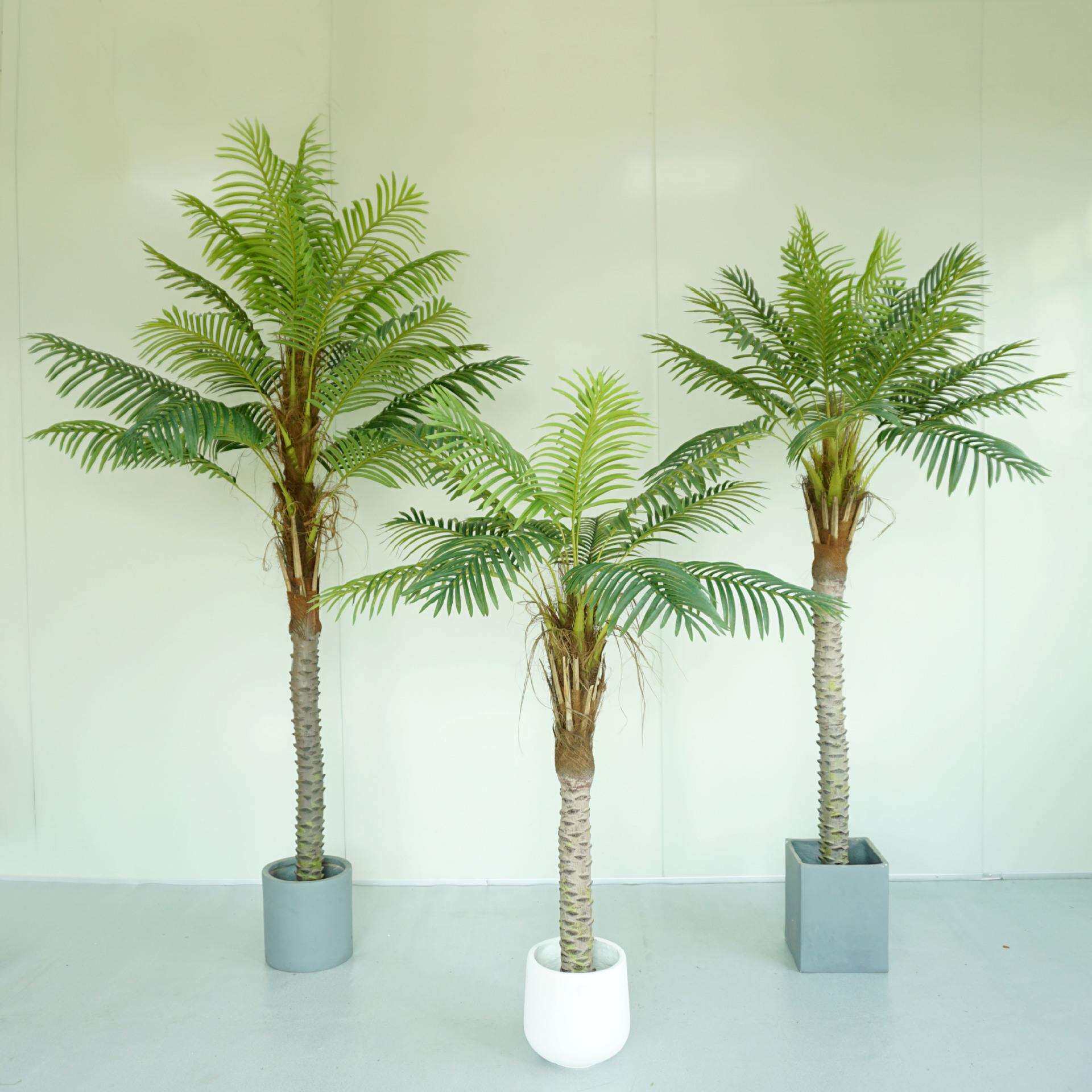 大型仿真椰子树绿植仿生假树植物盆栽室内落地橱窗花箱造景观装饰