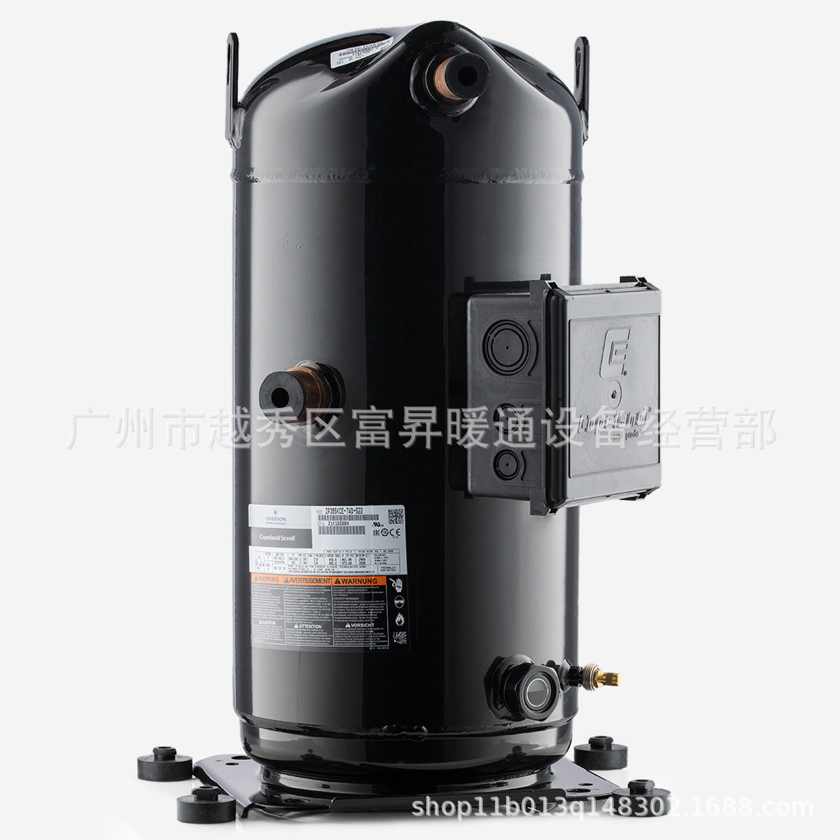 R410A中央冷气压缩机-涡旋式制冷压缩机ZP385KCE-TWD-250