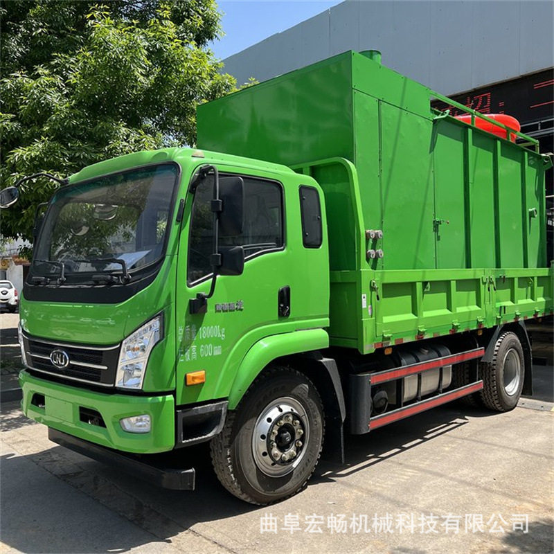 车载移动式吸灰车电厂负压气力吸灰机水泥粉煤灰方箱吸灰车