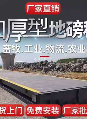 100吨地磅工业衡器大型地磅称10t50t80t100t120t200t直销地磅