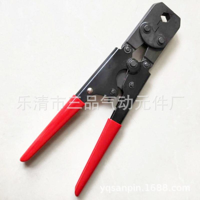 屏蔽网铜环压接钳铁路信号施工专用压线钳8-11mm2