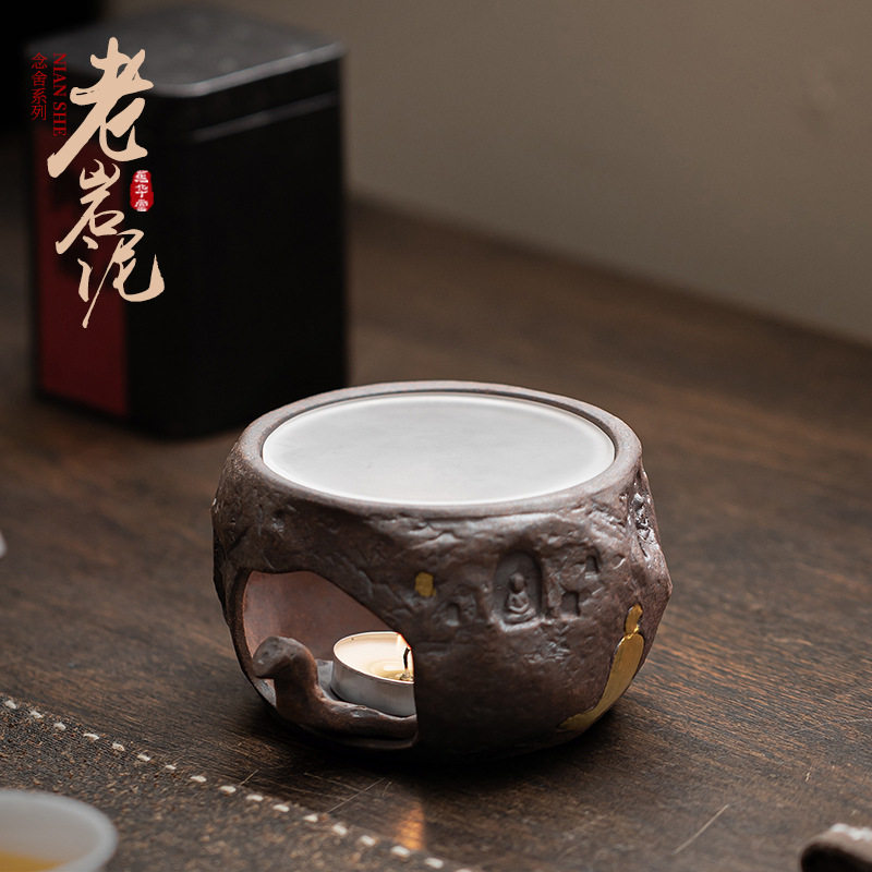 老岩泥禅影温茶炉蜡烛加热