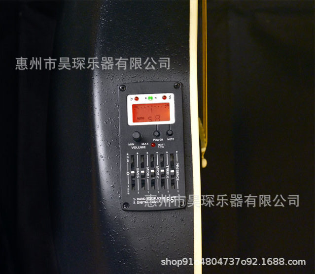 五段拾音器带液晶屏调音器龟背吉他拾音器民谣古典拾音器