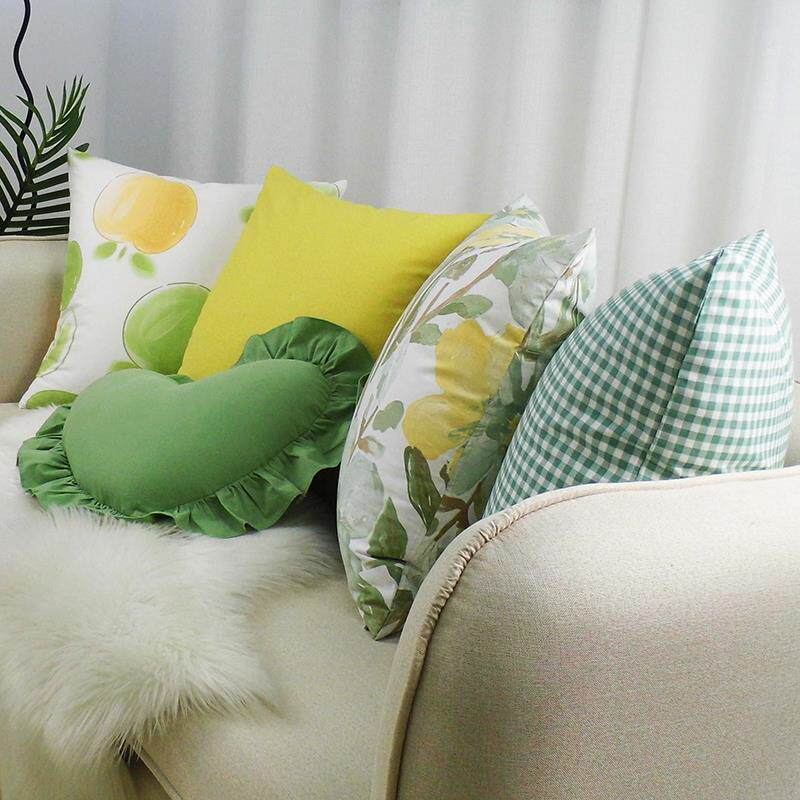 。纯棉抱枕套不含芯靠垫套沙发靠枕套60x60方枕套靠背套50x50