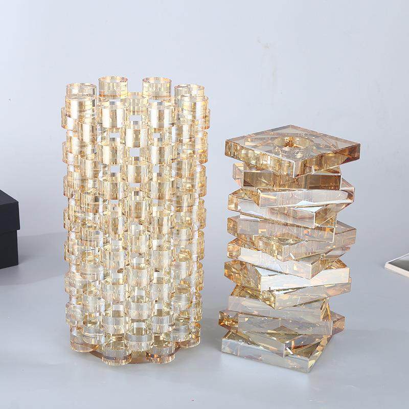 水晶花瓶客厅鲜花插花器装饰摆件玻璃花瓶玄关软装水晶摆件供应花,纺织面料/辅料/配套,纺织机械配件,淘宝优惠券,粉丝福利购,淘宝优惠卷