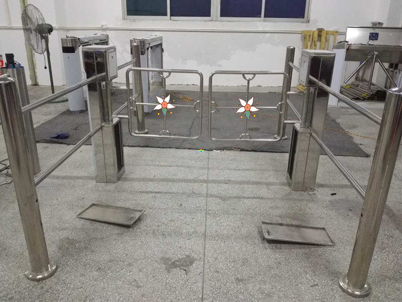 圆柱摆闸红外感应门超市单向入口摆闸机