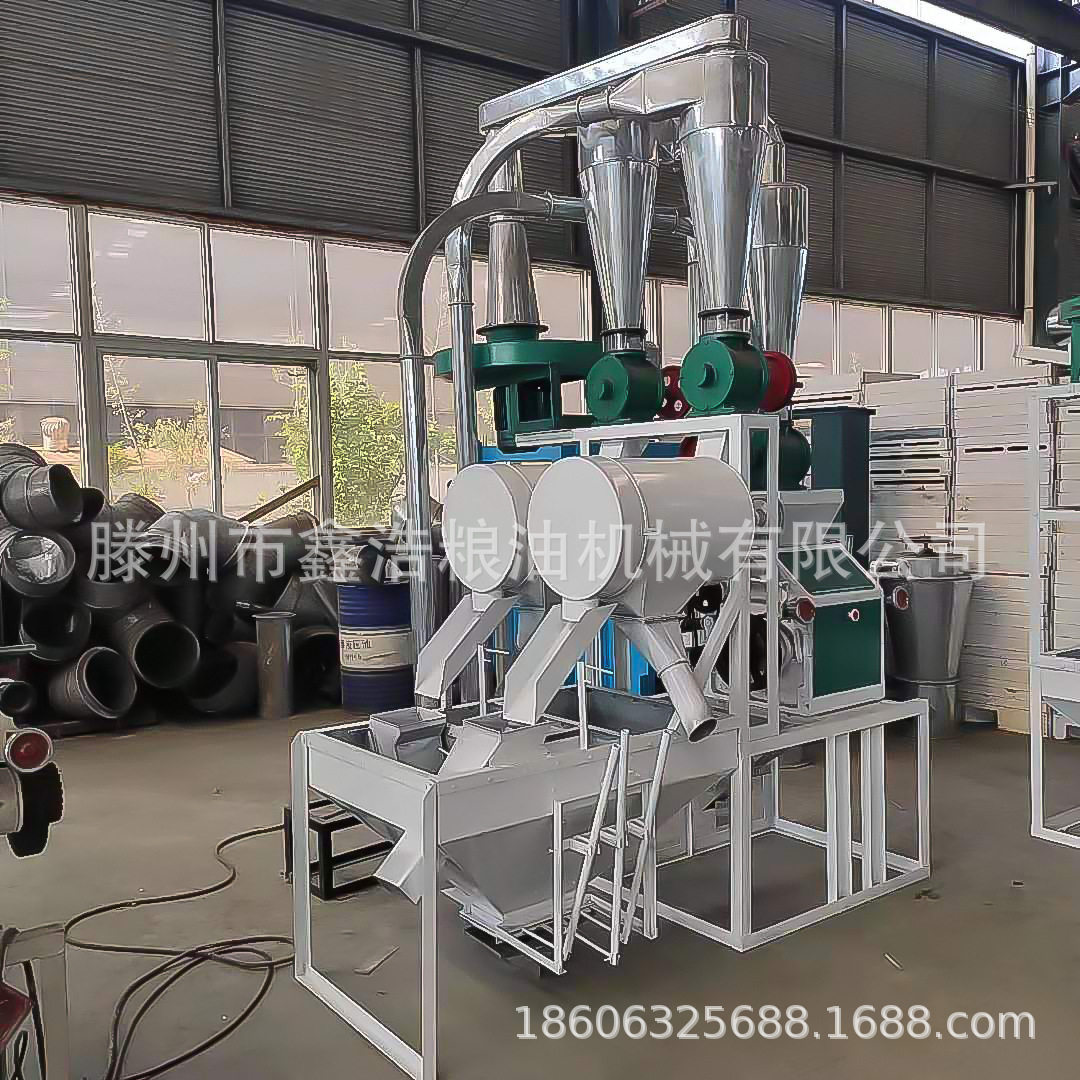 全自动双罗皮心分离面粉机