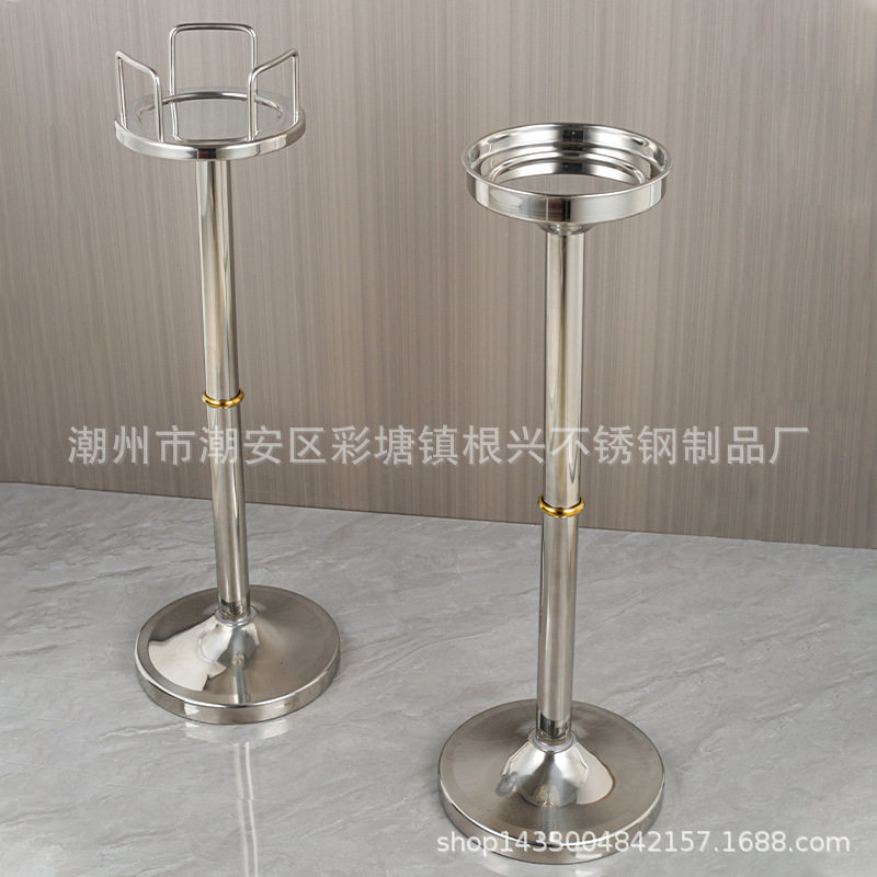 不锈钢分拆式冰桶架简约现代酒架酒吧香槟桶支架户外装饰桶架