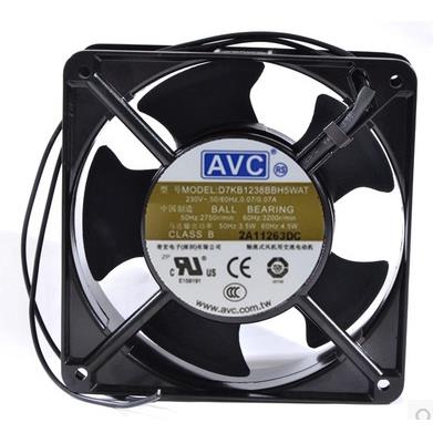 AVC12038交流风机220VD7KB1238BBH5WAT机柜散热风扇