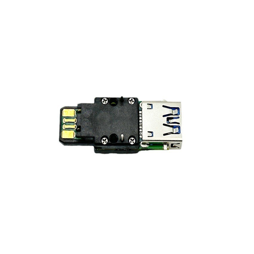 USB3.0180°沉板转接头