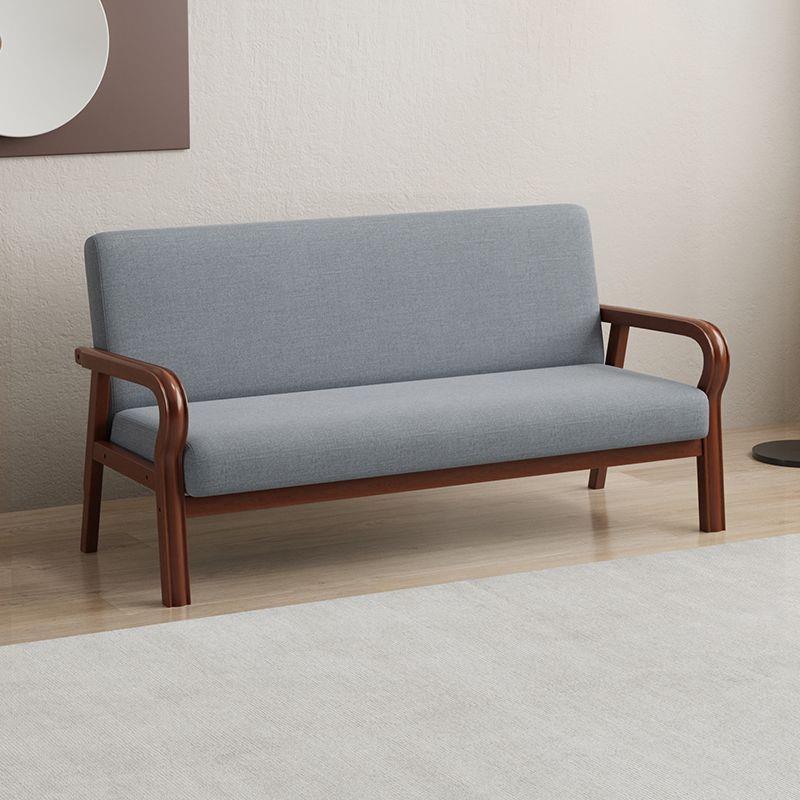 单人沙发简易客厅出租房小沙发网红卧室迷你双三人小型实木沙发椅