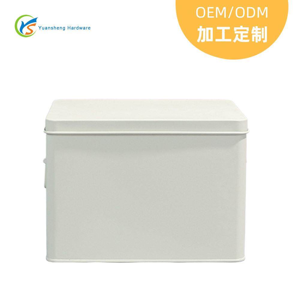 金属带盖储物盒镀锌铁家用收纳盒带托盘储物收纳盒白色收纳盒,电子元器件市场,其它元器件,淘宝优惠券,粉丝福利购,淘宝优惠卷