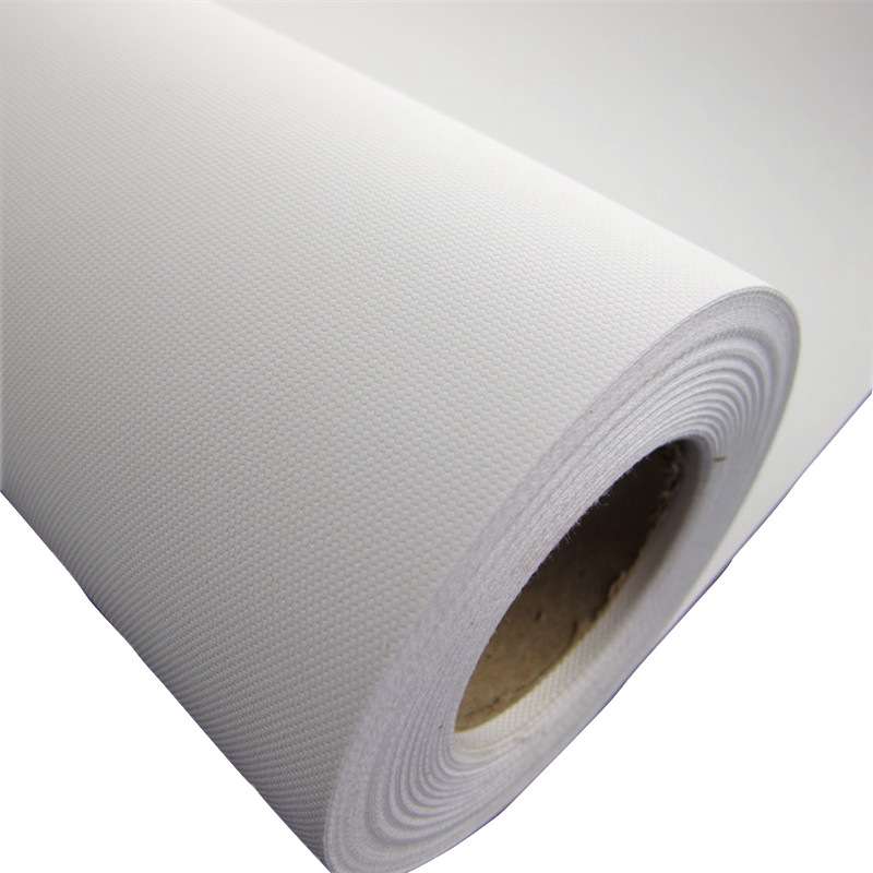 1.07*30m水性亚光防水化纤油画布白底油性弱溶剂室内装饰油画布