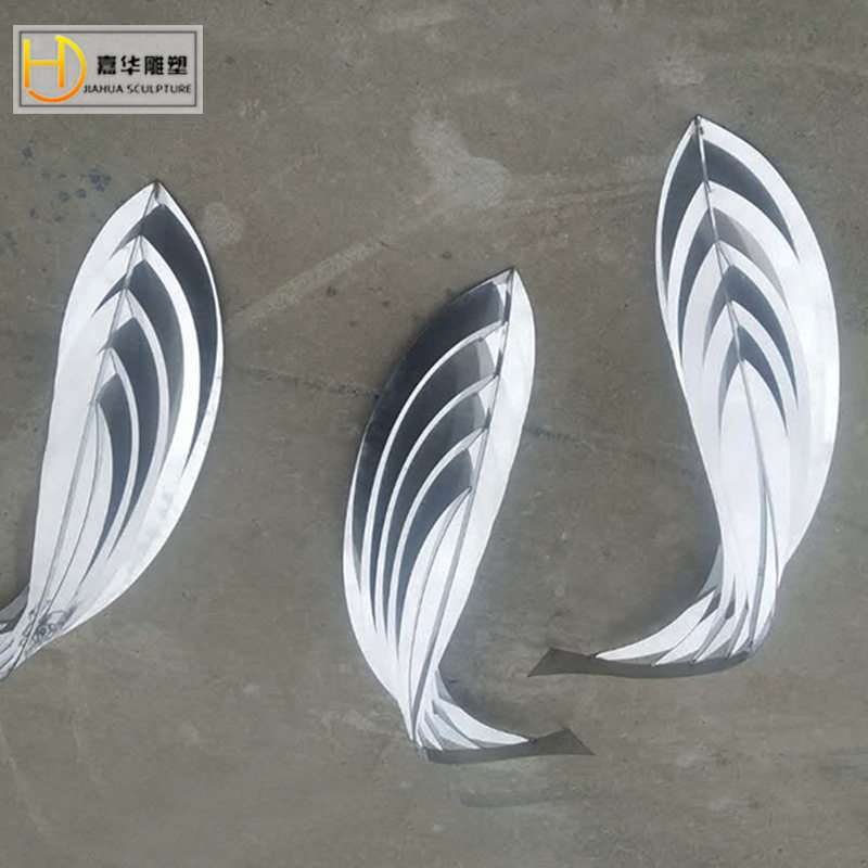 不锈钢小鱼户外水景雕塑摆件